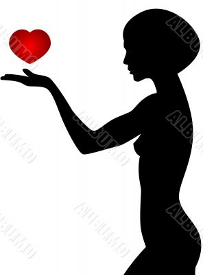 Female silhouette
