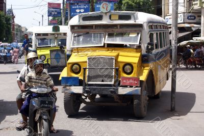Buses and bike