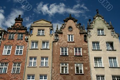 Old houses in Gdansk