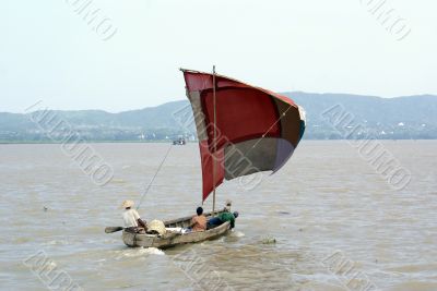 Boat on the river