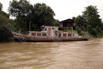 Boat and house