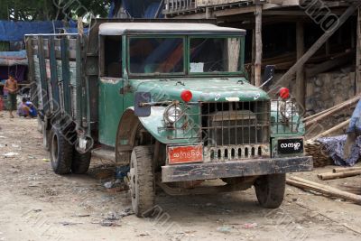 Green truck