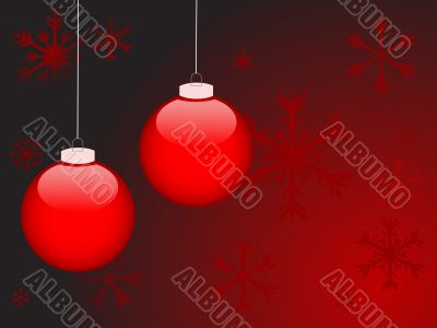 Red christmas background