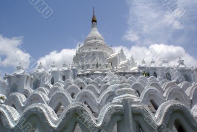 Wave-terraced pagoda Hsinbyume Paya