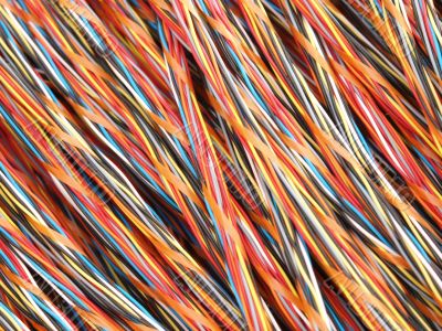 wisted copper wires