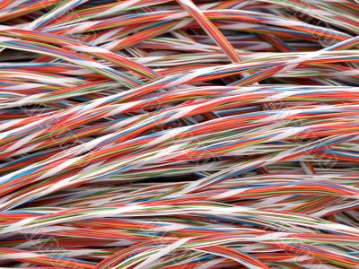 twisted copper wires