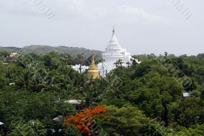 Stupa in the forest