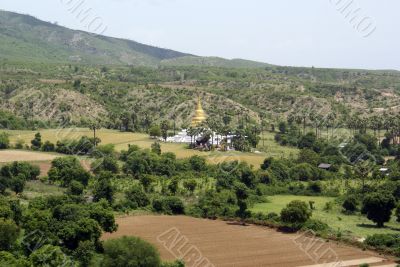 Mount and stupa