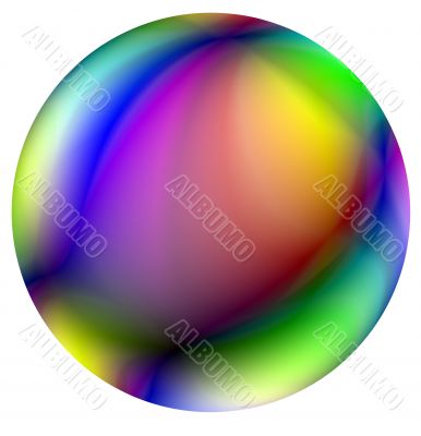 Colored ball.