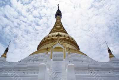 Clouds and stupa