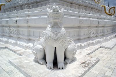 White statue
