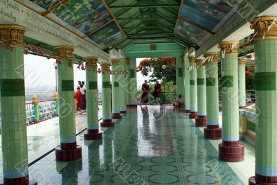 People in monastery