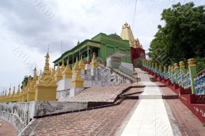 Golden stupas