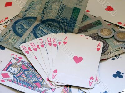 poker and money