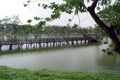 Wooden bridge