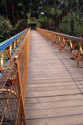 Wooden bridge