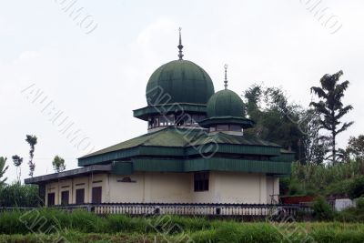 Green mosque