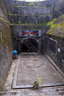 Entrance to tunnel
