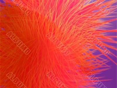 Spiky geometric pattern design