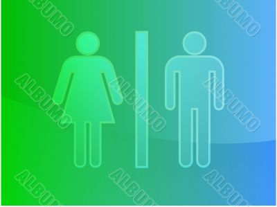 Toilet symbol illustration