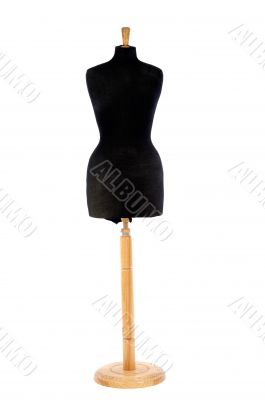 A black mannequin