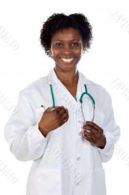 beautiful african woman doctor
