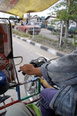 Motorbike riksha