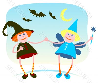 witch and fairy