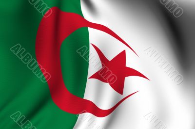 Rendered Algerian Flag
