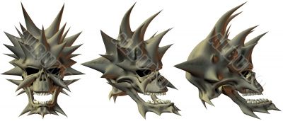 3D Fantasy Skulls