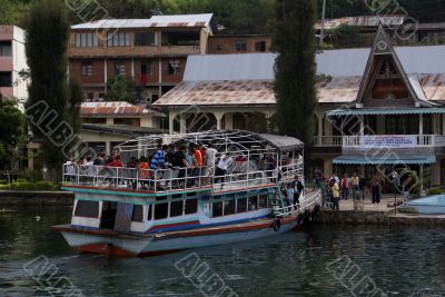 Ferry on the Samosir