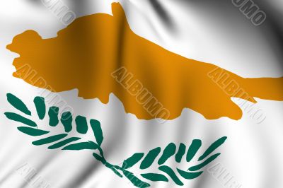 Rendered Cypriot Flag