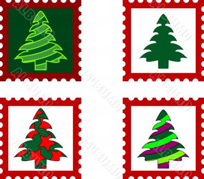 Christmas Postal stamp