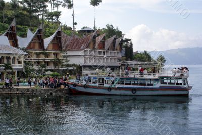 Ferry near Samosir