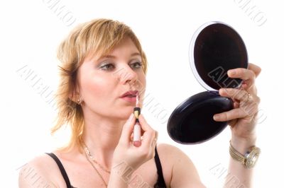 Beautiful woman make up