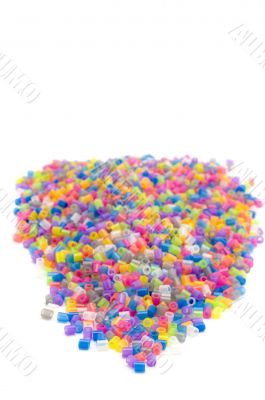 color beads closeup