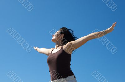 Photo of woman relaxing