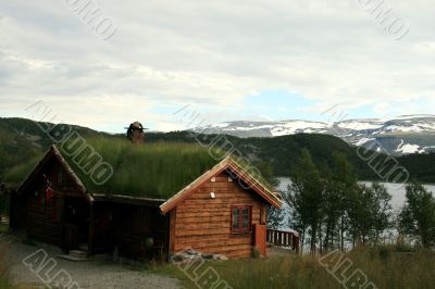 Norwegian wooden house