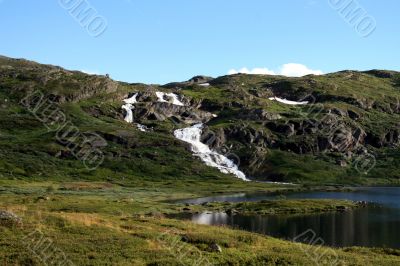 Waterfall in Western Norway