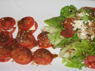 tomato and cheese salad