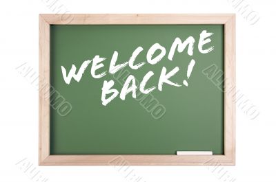 Welcome Back Chalkboard