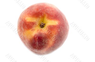 ripe peach macro