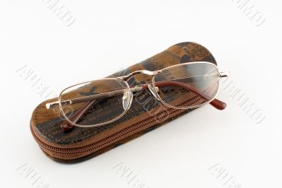 Glasses and case