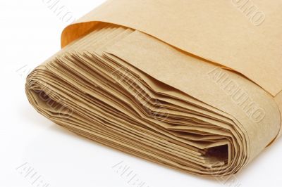 Rolled paper bag