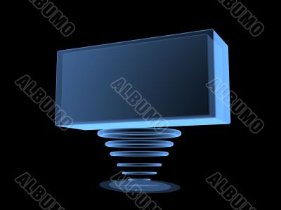 3d digital transparent screen