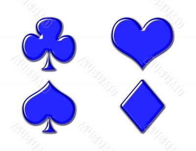 Playing card icons