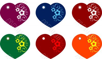 Heart gift tags