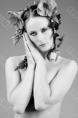 Flowergirl and her hands