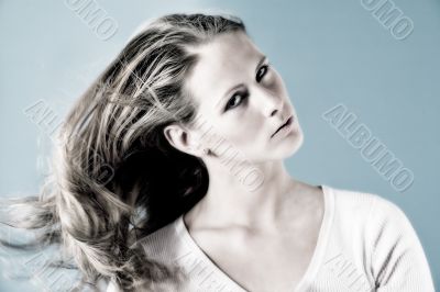 Woman with the wind