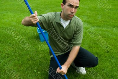 Cleaning The Yard